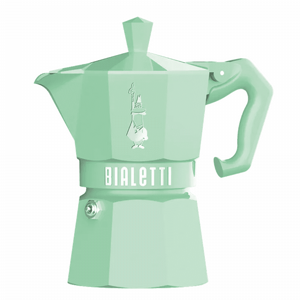 מקינטה ביאלטי 6 כוסות אקסולסיב צבע ירוק Bialetti Moka Exclusive מקינטה ביאלטי 6 כוסות אקסולסיב צבע ירוק Bialetti Moka Exclusive