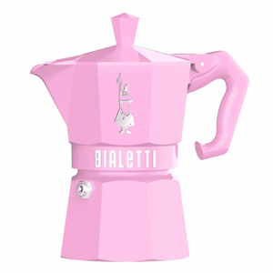 מקינטה ביאלטי 3 כוסות אקסולסיב צבע וורוד Bialetti Moka Exclusive מקינטה ביאלטי 3 כוסות אקסולסיב צבע וורוד Bialetti Moka Exclusive