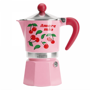 מקינטה ביאלטי 3 כוסות דובדבן ריינבו Bialetti Rainbow Pink Cherries מקינטה ביאלטי 3 כוסות דובדבן ריינבו Bialetti Rainbow Pink Cherries