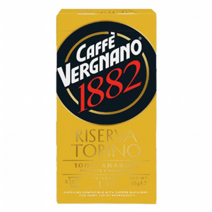 10 קפסולות תואם נספרסו Caffe' Vergnano 100% Arabica 10 קפסולות תואם נספרסו Caffe' Vergnano 100% Arabica