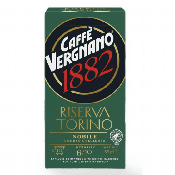 10 ������� ���� ������ Caffe Vergnano Nobile 