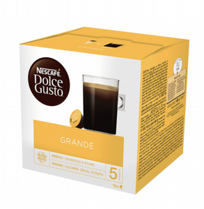 16 קפסולות נס קפה DOLCE GUSTO GRANDE 16 קפסולות נס קפה DOLCE GUSTO GRANDE
