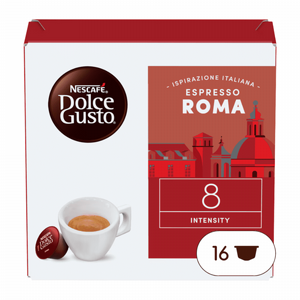 16 קפסולות נס קפה רומא -NESCAFE DOLCE GUSTO ROMA 16 קפסולות נס קפה רומא -NESCAFE DOLCE GUSTO ROMA