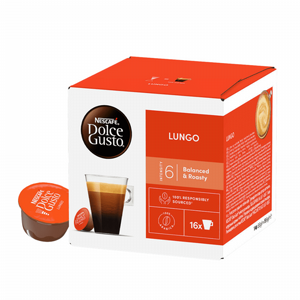 16 קפסולות נס קפה לונגו -NESCAFE DOLCE GUSTO LUNGO 16 קפסולות נס קפה לונגו -NESCAFE DOLCE GUSTO LUNGO
