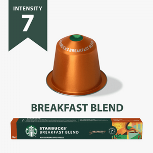 10 קפסולות סטארבקס בריקפסט -STARBUCKS BREAKFAST חוזק 7 10 קפסולות סטארבקס בריקפסט -STARBUCKS BREAKFAST חוזק 7