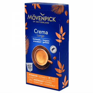 10 קפסולות מובנפיק קרמה נספרסו -MOVENPICK CREMA חוזק 7/10 10 קפסולות מובנפיק קרמה נספרסו -MOVENPICK CREMA חוזק 7/10