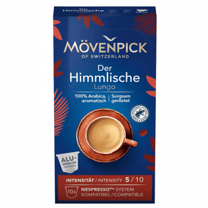 10 קפסולות מובנפיק לונגו -MOVENPICK DER HIMMLISCHE חוזק 5/10 10 קפסולות מובנפיק לונגו -MOVENPICK DER HIMMLISCHE חוזק 5/10