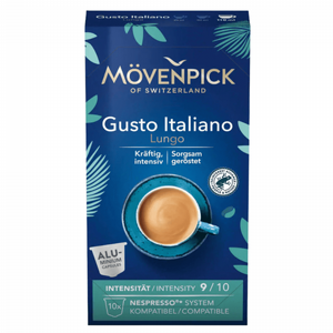 10 קפסולות מובנפיק גוסטו איטאליאנו -MOVENPICK GUSTO ITALIANO חוזק 9/10 10 קפסולות מובנפיק גוסטו איטאליאנו -MOVENPICK GUSTO ITALIANO חוזק 9/10
