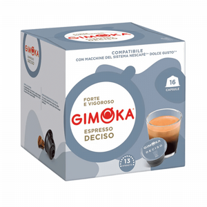 16 קפסולות גימוקה דיסקסו דולצה גוסטו -GIMOKA DECISO חוזק 13 16 קפסולות גימוקה דיסקסו דולצה גוסטו -GIMOKA DECISO חוזק 13