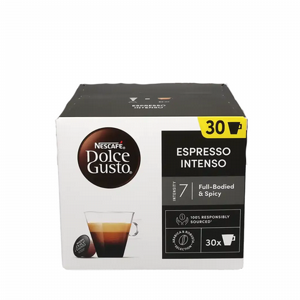30 קפסולות נסקפה דולצה אספרסו אינטנסו -NESCAFE DOLCE ESPRESSO INTENSO חוזק 7 30 קפסולות נסקפה דולצה אספרסו אינטנסו -NESCAFE DOLCE ESPRESSO INTENSO חוזק 7