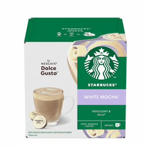 12 קפסולות סטארבקס דולצה וויט מוקה - STARBUCKS WHITE MOCHA 12 קפסולות סטארבקס דולצה וויט מוקה - STARBUCKS WHITE MOCHA