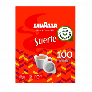 100 פודים לוואצה שווירץ צבעוני - LAVAZZA PODS SUERTE חוזק 10/10 100 פודים לוואצה שווירץ צבעוני - LAVAZZA PODS SUERTE חוזק 10/10