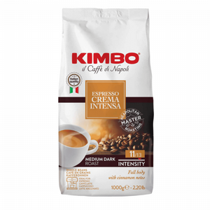 1 ק"ג פולי קפה קימבו קרמה אינטנסה -KIMBO CREMA INTENSA חוזק 11/13 1 ק"ג פולי קפה קימבו קרמה אינטנסה -KIMBO CREMA INTENSA חוזק 11/13