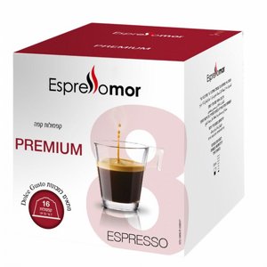 16 קפסולות אספרסו פרימיום Premium 16 קפסולות אספרסו פרימיום Premium