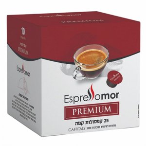 25 קפסולות אספרסו פרימיום Premium 25 קפסולות אספרסו פרימיום Premium