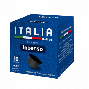 16 קפסולות קפה ITALIA - אינטנסו תואם למכונת דולצ'ה גוסטו 16 קפסולות קפה ITALIA - אינטנסו תואם למכונת דולצ'ה גוסטו