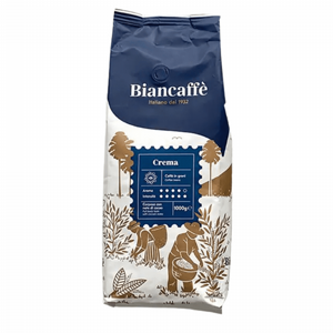 1 ק"ג פולי קפה BIANCAFFE CREMA כחול 1 ק"ג פולי קפה BIANCAFFE CREMA כחול