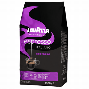 1 ק"ג פולי קפה לוואצה אספרסו איטליאנו Lavazza Espresso Italiano Cremoso חוזק 8/10 1 ק"ג פולי קפה לוואצה אספרסו איטליאנו Lavazza Espresso Italiano Cremoso חוזק 8/10
