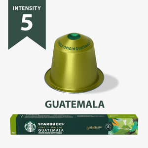 10 קפסולות סטארבקס גווטאמלה -STARBUCKS GUATEMALA חוזק 5 10 קפסולות סטארבקס גווטאמלה -STARBUCKS GUATEMALA חוזק 5