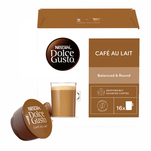 16 קפסולות נס קפה דולצה גוסטו -CAFE AU LAIT 16 קפסולות נס קפה דולצה גוסטו -CAFE AU LAIT