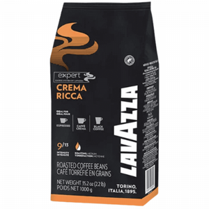 1 ק"ג פולי קפה לוואצה קרמה ריקה - LAVAZZA CREMA RICCA חוזק 9/13 1 ק"ג פולי קפה לוואצה קרמה ריקה - LAVAZZA CREMA RICCA חוזק 9/13