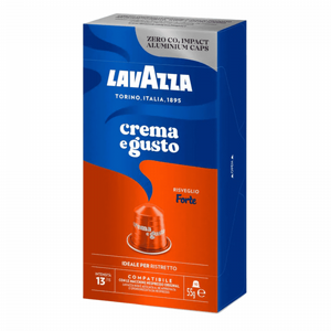 10 קפסולות לוואצה פורטה נספרסו אלומניום - lavazza forte חוזק 13/13 10 קפסולות לוואצה פורטה נספרסו אלומניום - lavazza forte חוזק 13/13