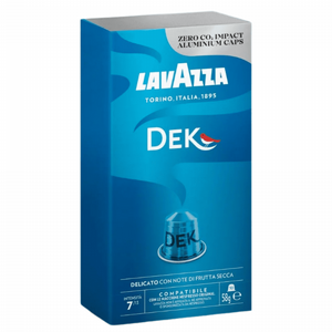 10 קפסולות לוואצה נטול קפאין נספרסו - lavazza dek חוזק 7 10 קפסולות לוואצה נטול קפאין נספרסו - lavazza dek חוזק 7