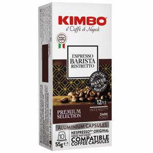 10 קפסולות קימבו בריסטה ריסטרטו נספרסו-KIMBO BARISTA RISTRETTO 10 קפסולות קימבו בריסטה ריסטרטו נספרסו-KIMBO BARISTA RISTRETTO