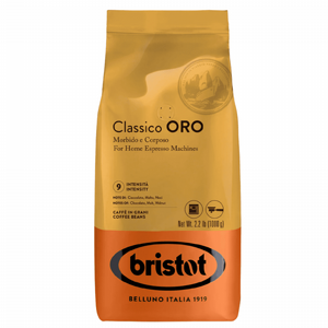 1 ק"ג פולי קפה בריסטוט קלאסיקו אורו Bristot Classico Oro חוזק 9 1 ק"ג פולי קפה בריסטוט קלאסיקו אורו Bristot Classico Oro חוזק 9