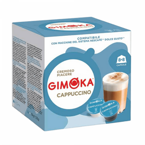 16 קפסולות גימוקה דולצה גוסטו קפוצינו - GIMOKA DOLCE GUSTO 16 קפסולות גימוקה דולצה גוסטו קפוצינו - GIMOKA DOLCE GUSTO