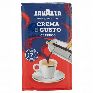 250 גרם קפה טחון לוואצה - LAVAZZA CREMA E GUSTO CLASSICO 250 גרם קפה טחון לוואצה - LAVAZZA CREMA E GUSTO CLASSICO