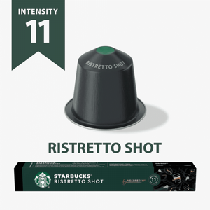 10 קפסולות סטארבקס ריסרטו - STARBUCKS RISTRETTO SHOT חוזק 11 10 קפסולות סטארבקס ריסרטו - STARBUCKS RISTRETTO SHOT חוזק 11