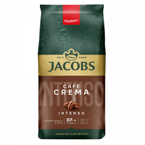 1 ק"ג פולי קפה גייקובס קרמה אינטנסו - Jacobs Cafe Crema Intenso חוזק 7/10 1 ק"ג פולי קפה גייקובס קרמה אינטנסו - Jacobs Cafe Crema Intenso חוזק 7/10