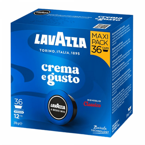 36 קפסולות לוואצה מודו מיו קלאסיקו - LAVAZZA CREMA E GUSTO CLASSICO חוזק 12/13 36 קפסולות לוואצה מודו מיו קלאסיקו - LAVAZZA CREMA E GUSTO CLASSICO חוזק 12/13