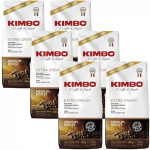 6 ק"ג פולי קפה קימבו אקסטרה קרים - KIMBO EXTRA CREAM 6 ק"ג פולי קפה קימבו אקסטרה קרים - KIMBO EXTRA CREAM