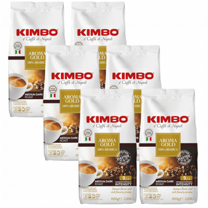 6 ק"ג פולי קפה קימבו ארומה גולד - KIMBO AROMA GOLD 6 ק"ג פולי קפה קימבו ארומה גולד - KIMBO AROMA GOLD