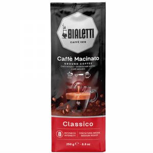 250 גרם קפה טחון ביאלטי Bialetti Perfetto Moka Classico 250 גרם קפה טחון ביאלטי Bialetti Perfetto Moka Classico
