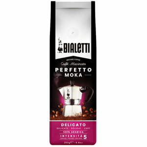 250 גרם קפה טחון ביאלטי Bialetti Perfetto Moka Delicato 250 גרם קפה טחון ביאלטי Bialetti Perfetto Moka Delicato
