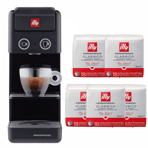 מכונת קפה איילי + 90 קפסולות דגם ILLY Y3.3 Iperespresso מכונת קפה איילי + 90 קפסולות דגם ILLY Y3.3 Iperespresso