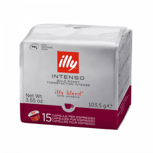 15 קפסולות תואם מכונות איילי Illy Mps Intenso Arabica 100% 15 קפסולות תואם מכונות איילי Illy Mps Intenso Arabica 100%