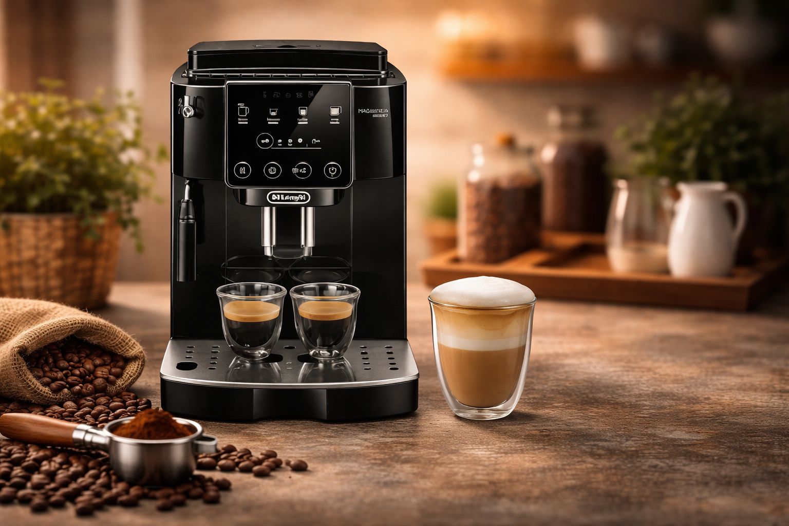 מכונת קפה דלונגי Magnifica ECAM220.22.GB במחיר משתלם באתר ONE COFFEE